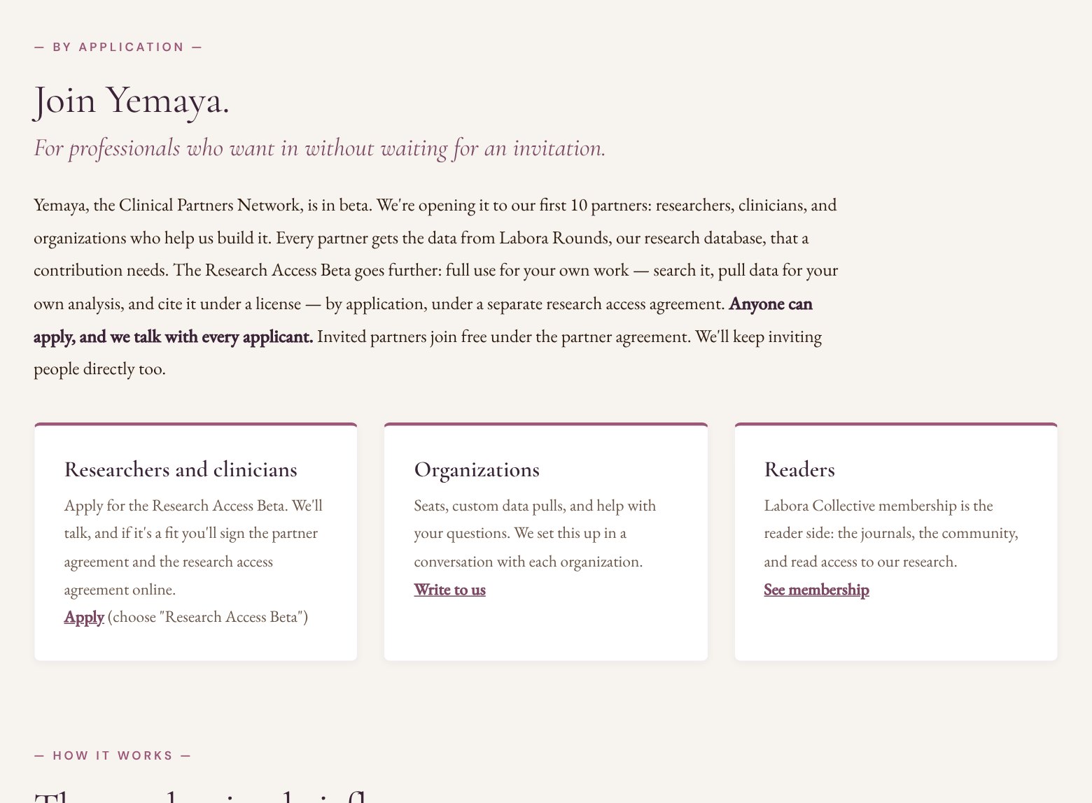 Yemaya — Join Yemaya